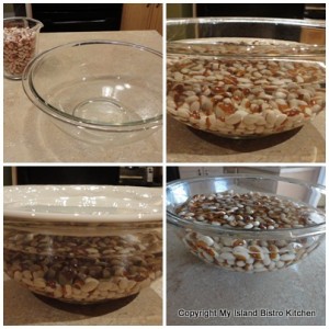 Soaking the Dried Beans