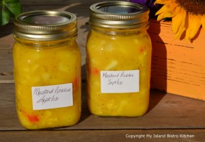 Sweet Mustard Pickles