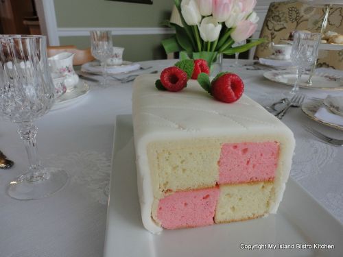 Battenburg Cake - Mother's Day Tea
