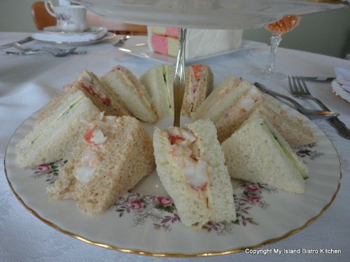Selection of Tea Sandwiches at Mother's Day Tea