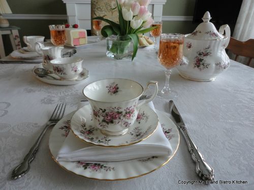 Mother's Day Tea Table Setting