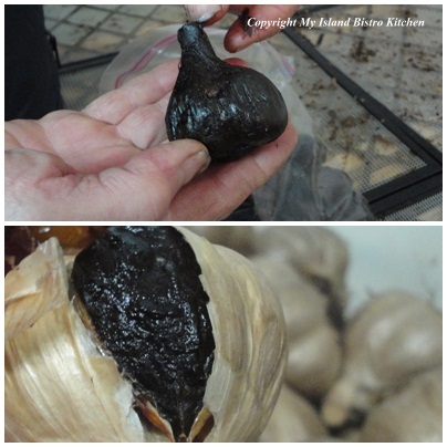 Black Garlic Bulb and Clove