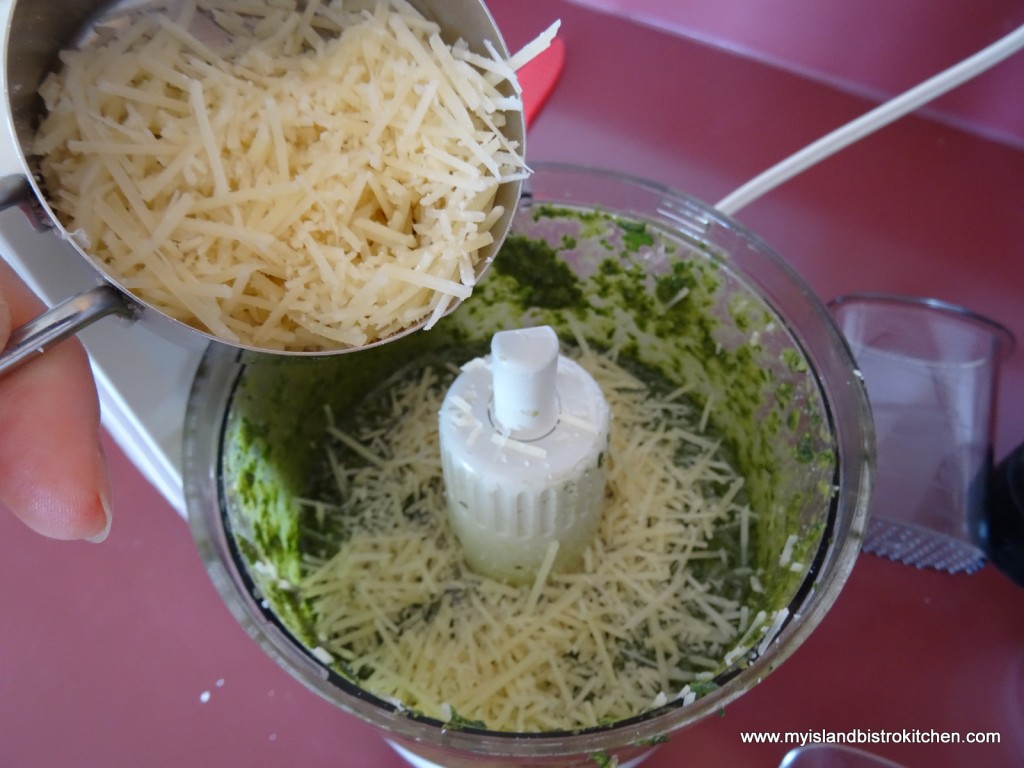 Adding the Parmesan Cheese