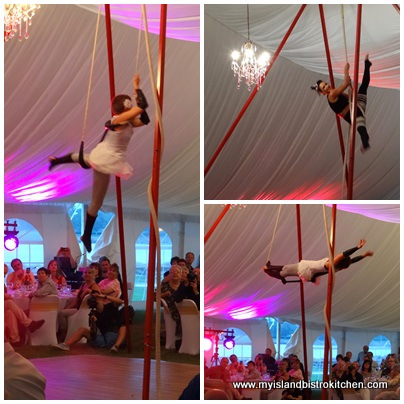 Performers from Atlantic Cirque