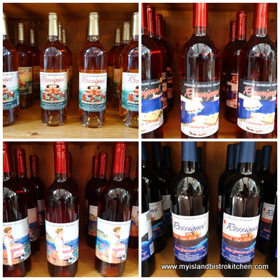 Fruit Wines Produced by Rossignol Winery, Little Sands, PEI