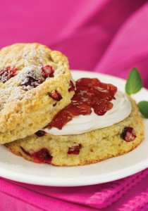 Cranberry Scones from "The Best of Bridge Holiday Classics". Photo courtesy Robert Rose Inc., publisher