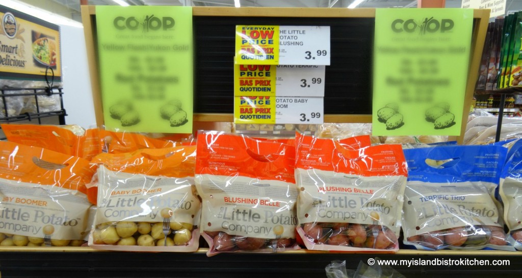 The Little Potato Company varieties of potatoes available at the Co-op Food Market on Walker Avenue in Charlottetown, PEI