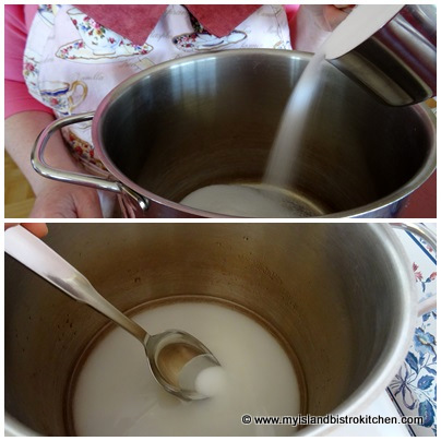 Making the Simple Syrup