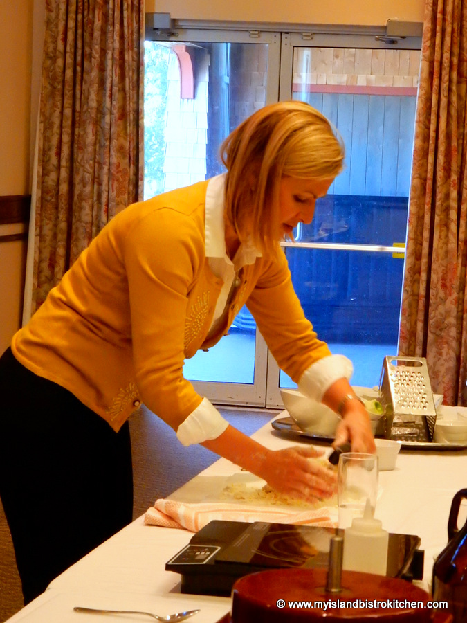Chef Anna Olson Demonstrating How to Make Scones
