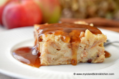 Apple-Maple Bread Pudding with Maple Sauce