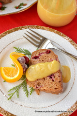 Steamed Cranberry Pudding