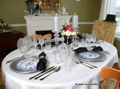 New Year's Eve Tablesetting