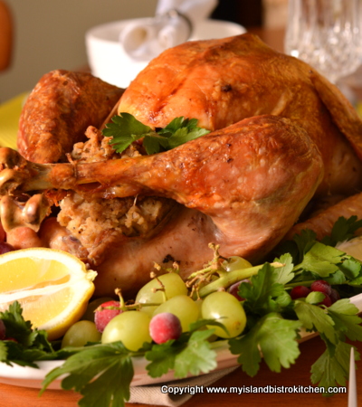 Bread Stuffing/Dressing Recipe for Roast Turkey/Chicken - My Island ...