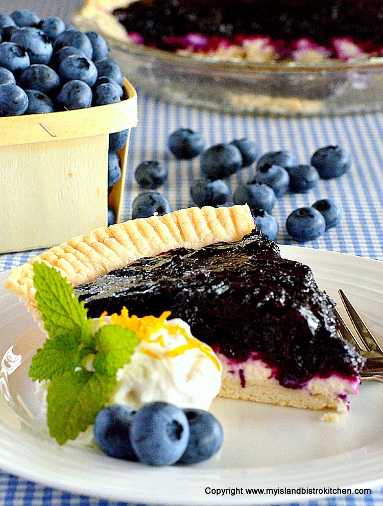 Blueberry and Grand Marnier Pie