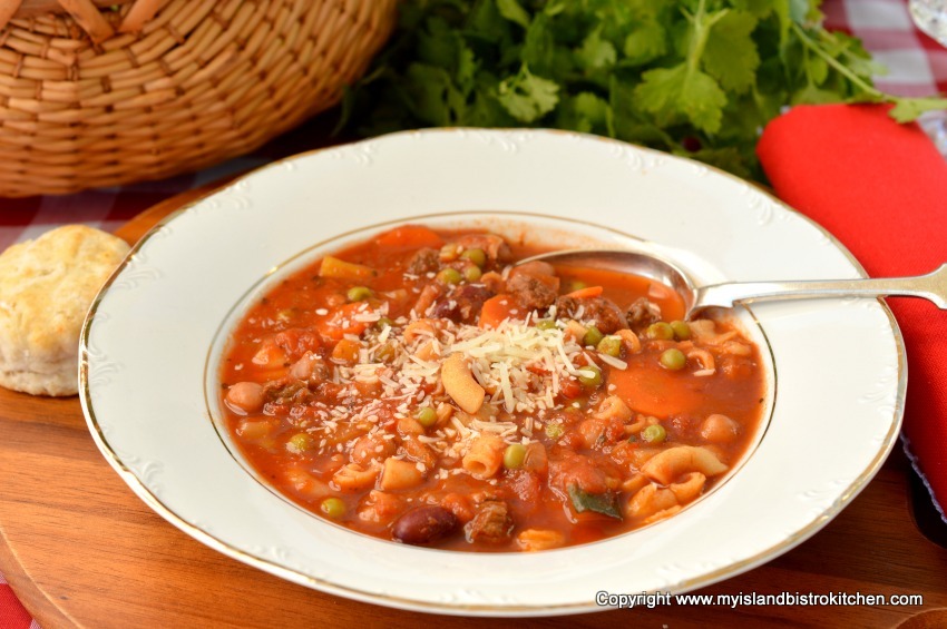The Bistro's Beefy Minestrone Soup