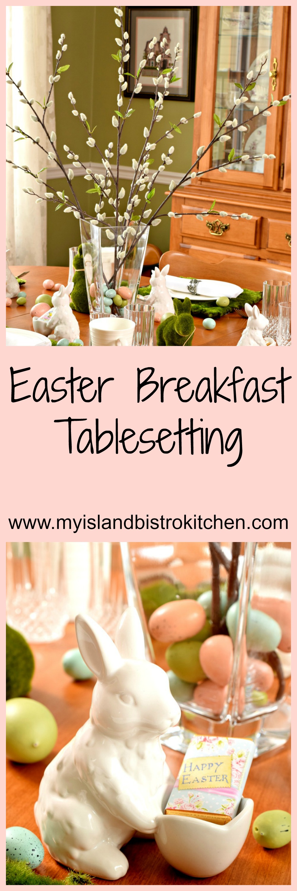 Easter Breakfast Tablesetting