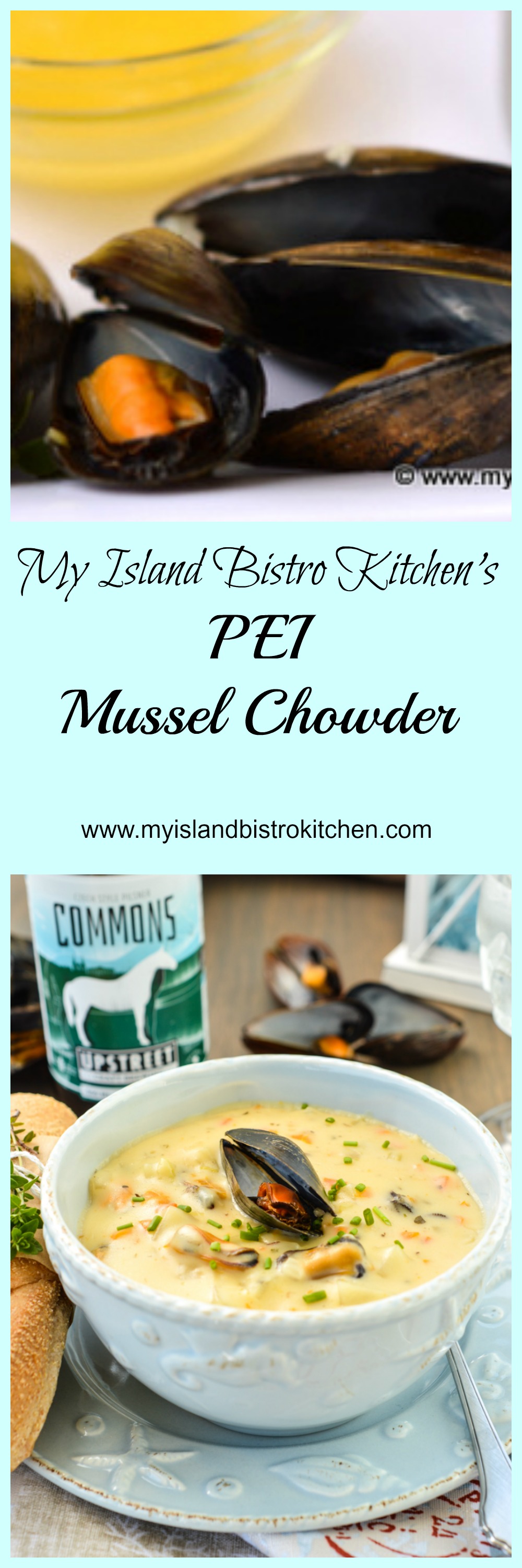 My Island Bistro Kitchen's PEI Mussel Chowder