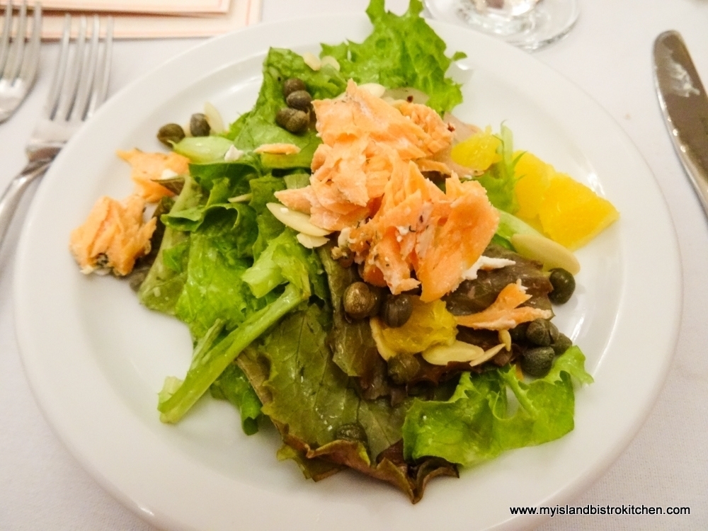 Salad with Smoked Island Trout
