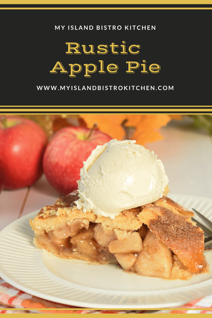 Classic Apple Pie made with a combination of sweet and tart apples and a perfect blend of spices