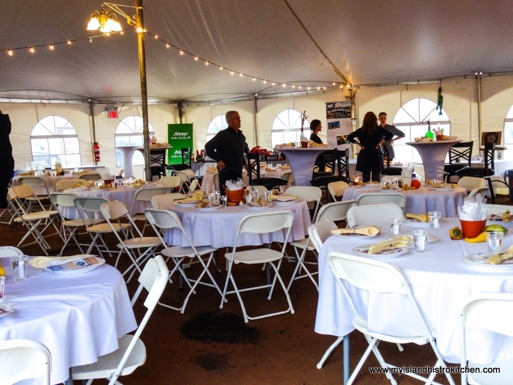Tables at Taste of North Rustico Event 2017