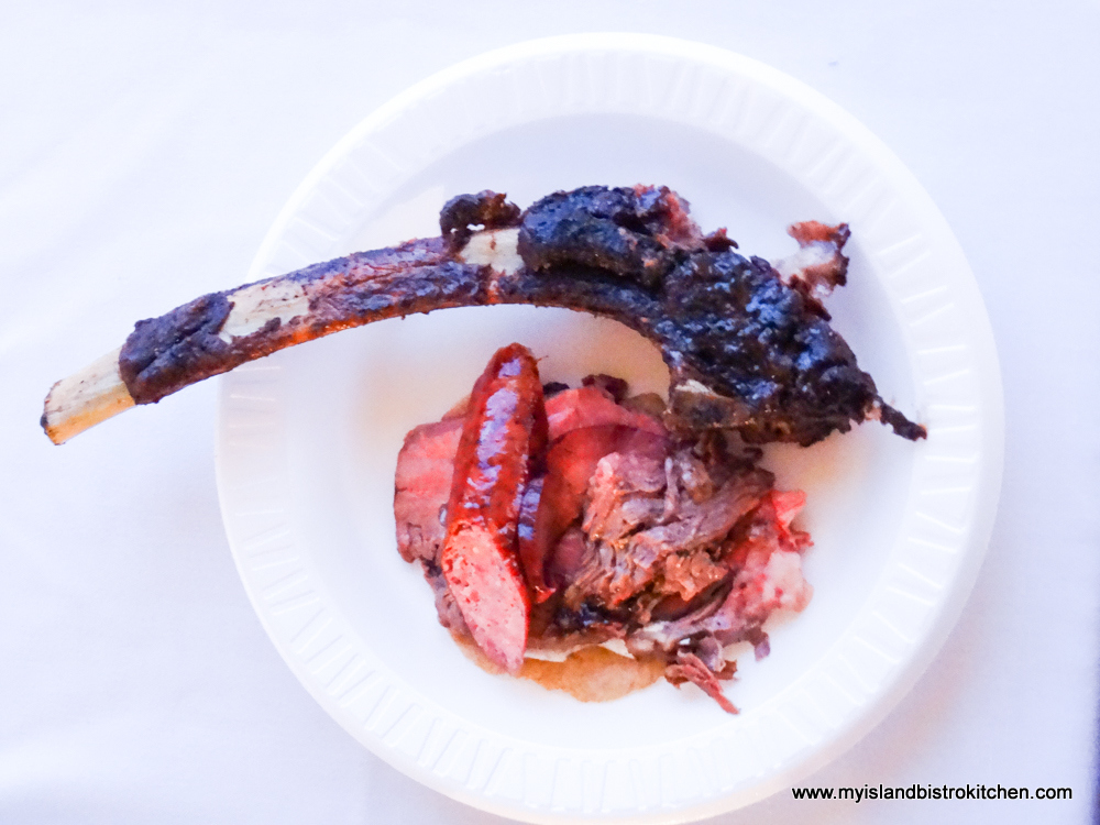 Sample of Grilled Beef and Pork at "Taste of North Rustico" 2017