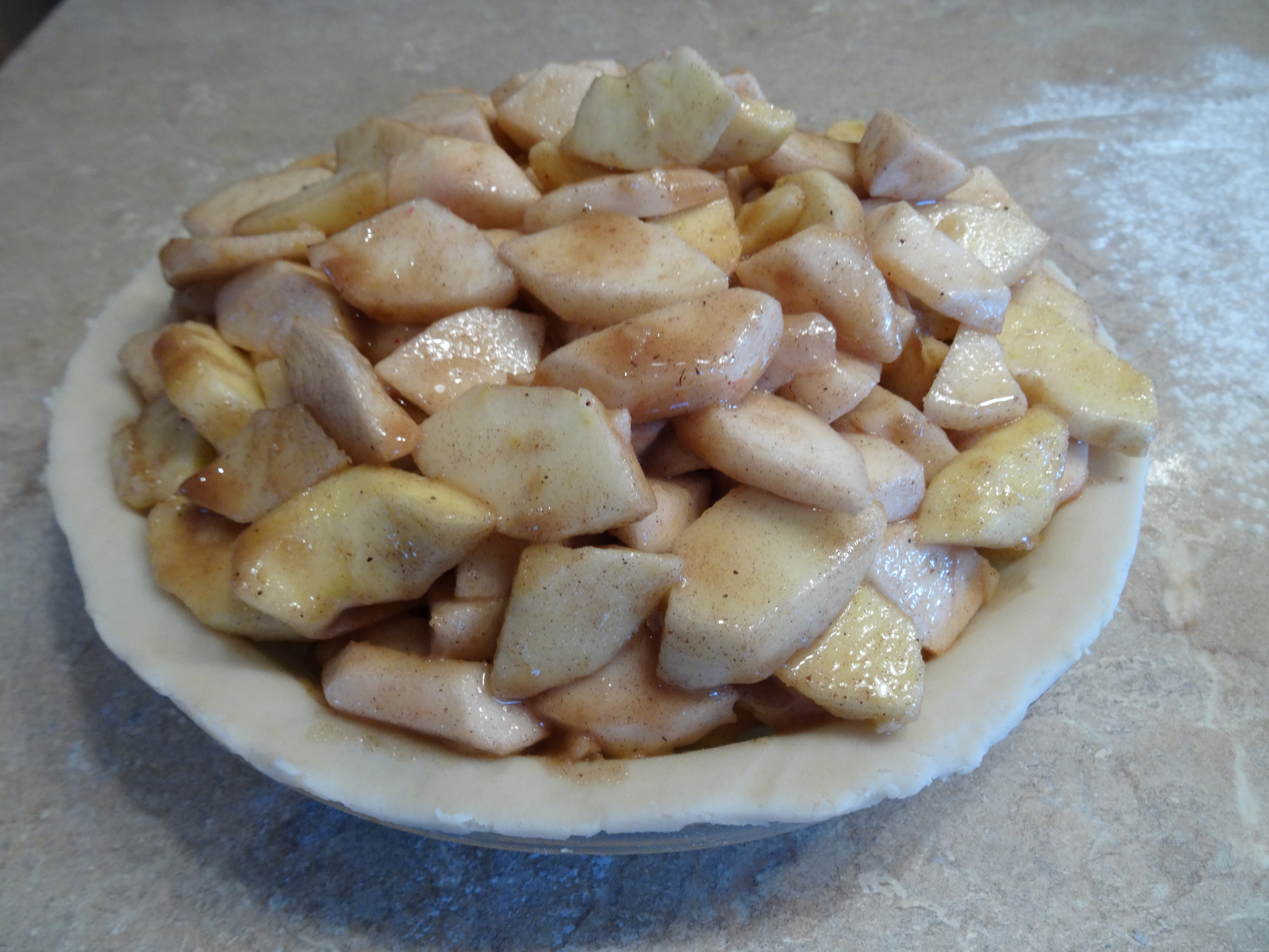 Apple Pie in the making