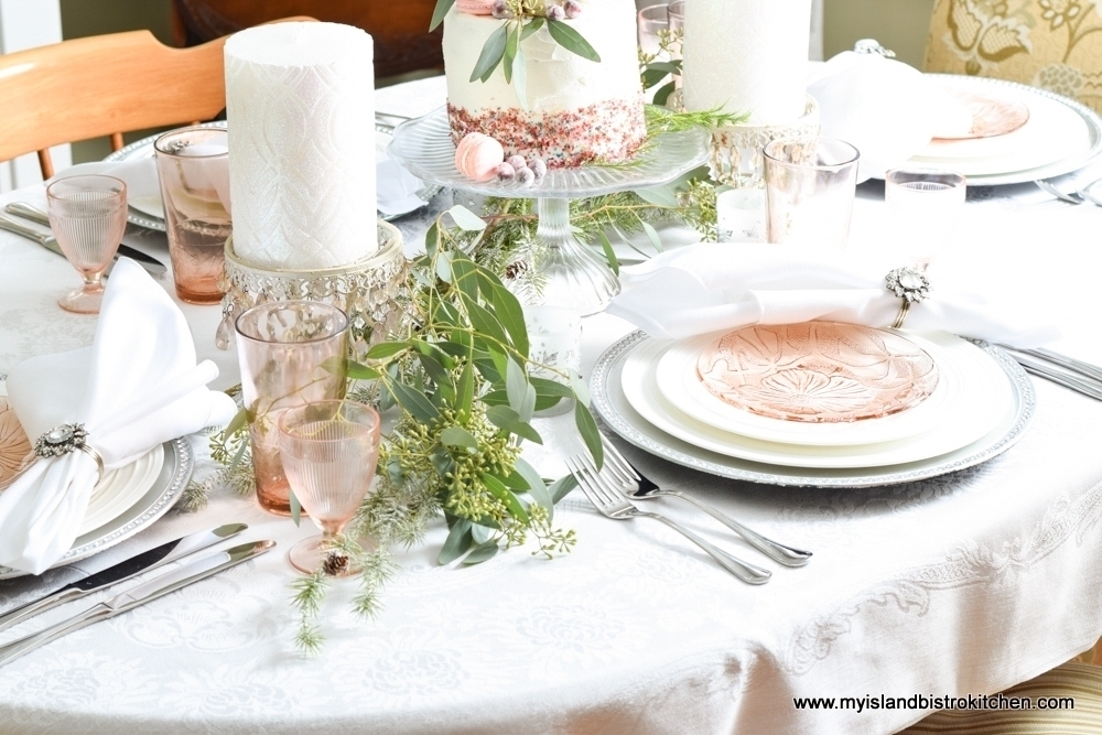 Pink Blush Tablesetting