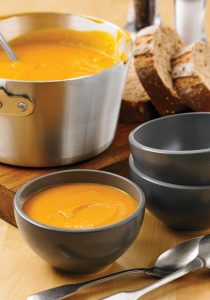 Roasted Carrot and Sweet Potato Soup with Apple and Sage (Image Credit: Matt Johannsson, Reflector, Inc)