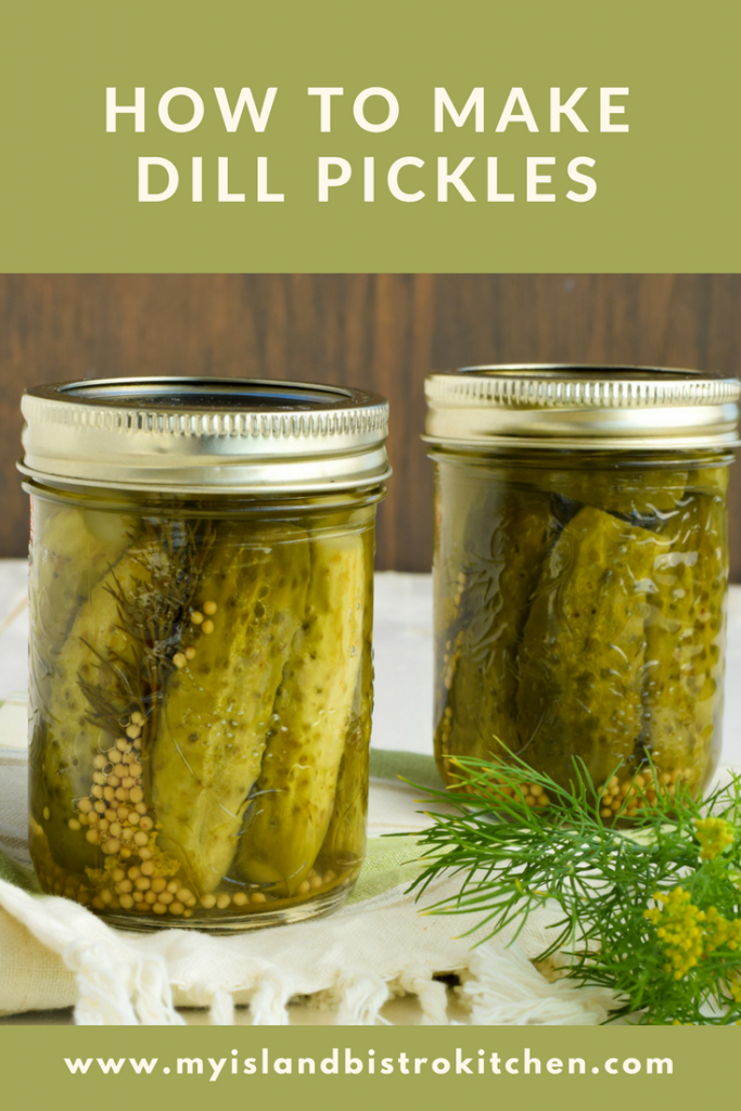 How to Make Dill Pickles - My Island Bistro Kitchen