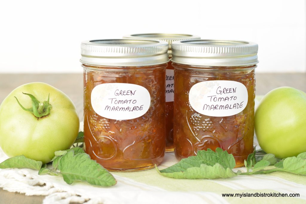 Green Tomato Marmalade Recipe My Island Bistro Kitchen