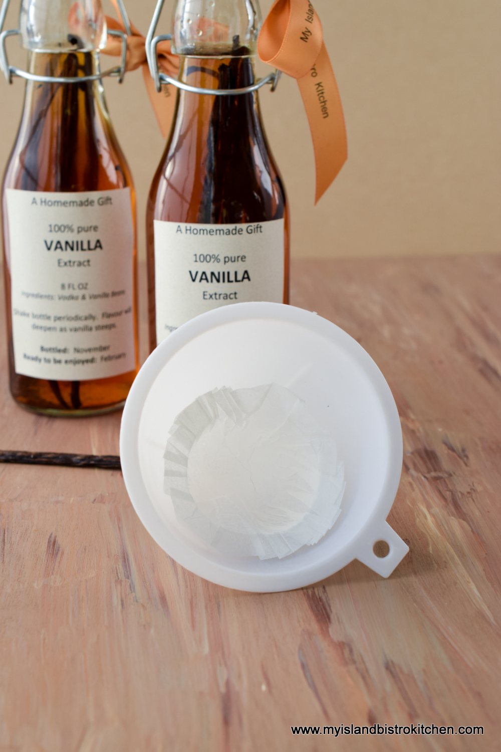 Filtering Vanilla Extract