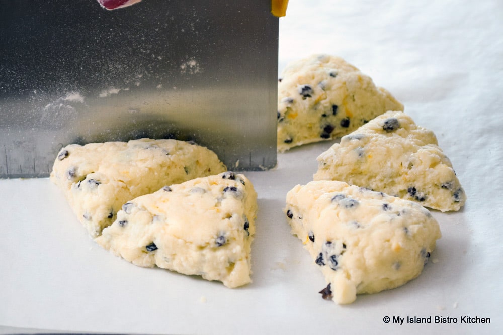 Cutting Wedge-shaped Scones