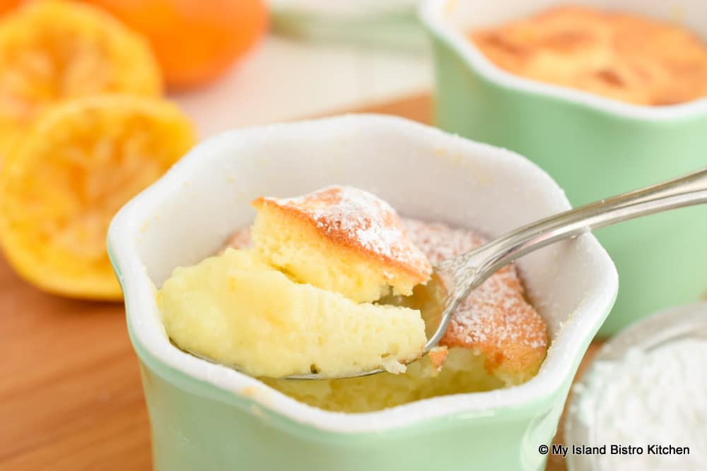 Spoonful of Clementine Sponge Pudding