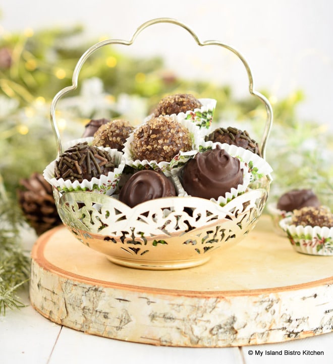Basket of No-bake Confections