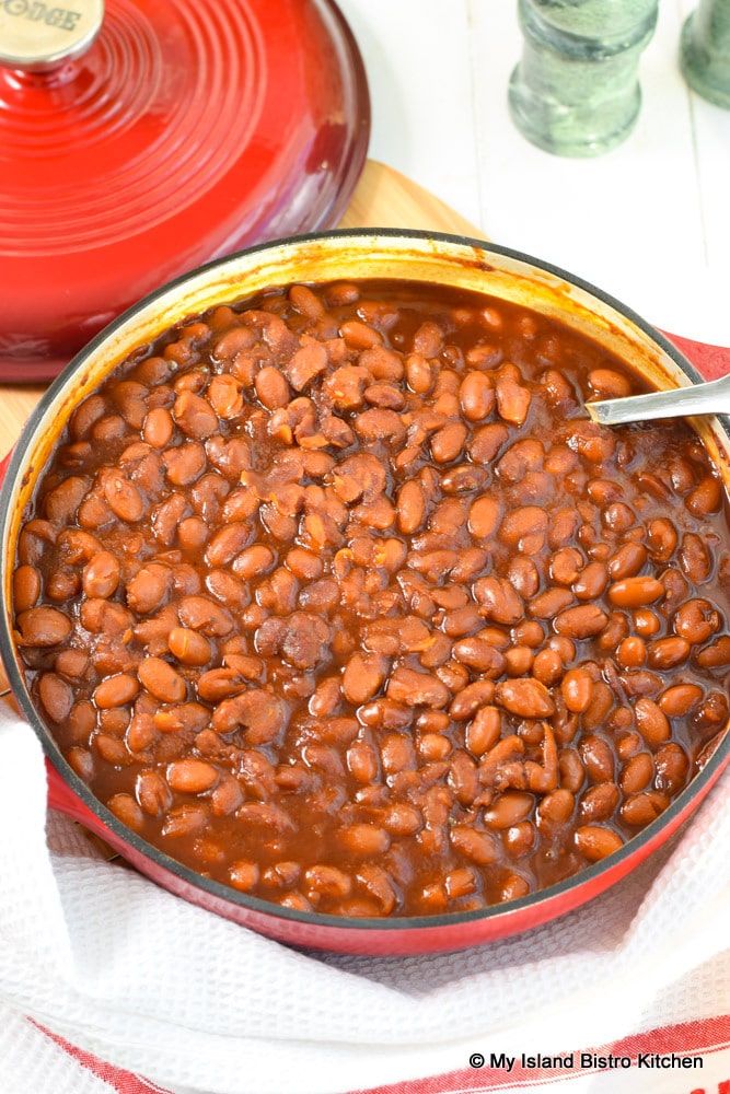 Baked Beans In Tomato Sauce My Island Bistro Kitchen