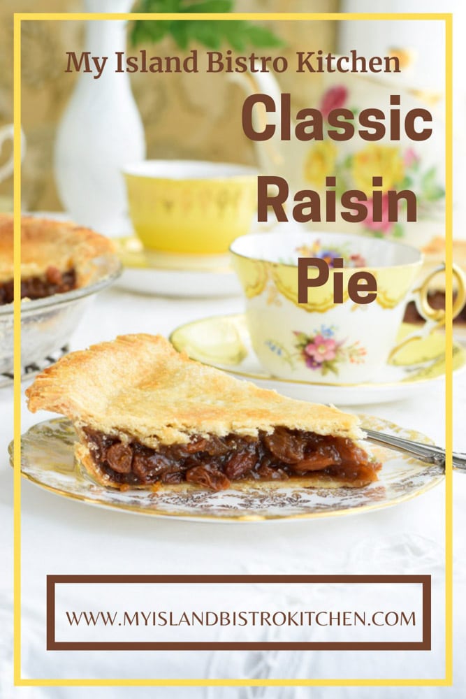 Homemade Raisin Pie