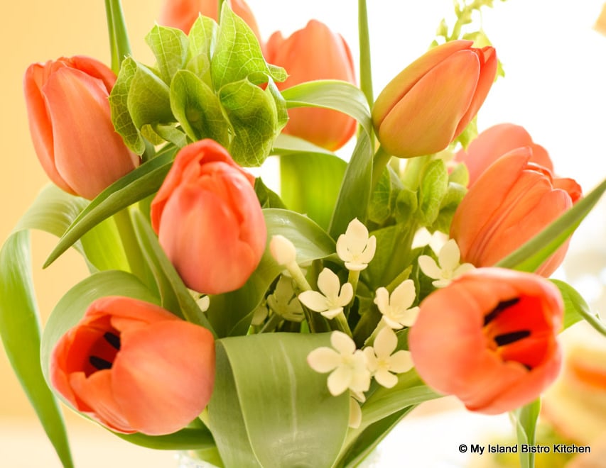Bouquet of Orange Tulips