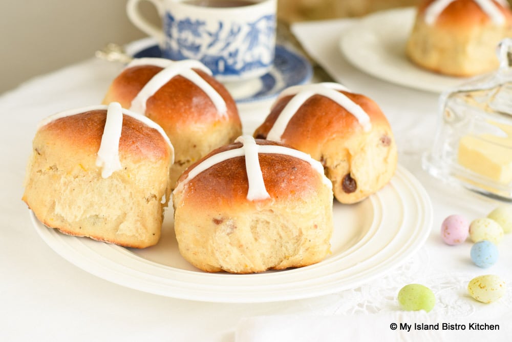 Plate of Easter Buns