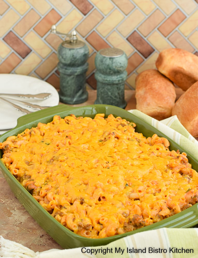 Hearty Pasta Casserole Made with Macaroni and Sausage