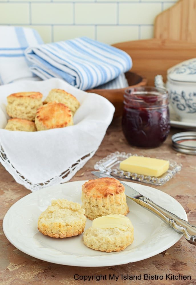 Basket of Homemade Biscuits