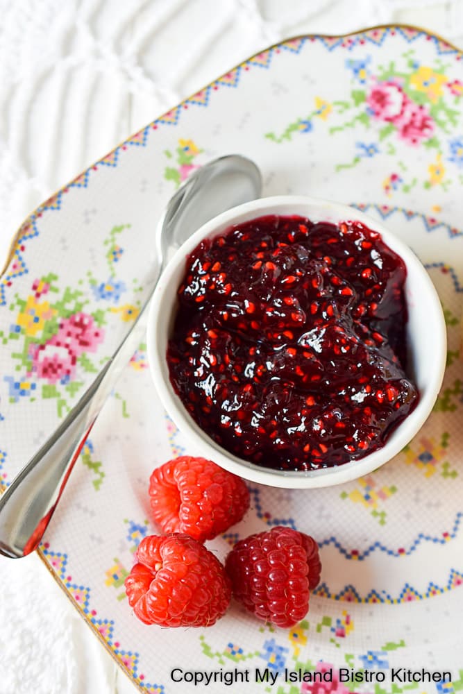 Homemade summer berry jam