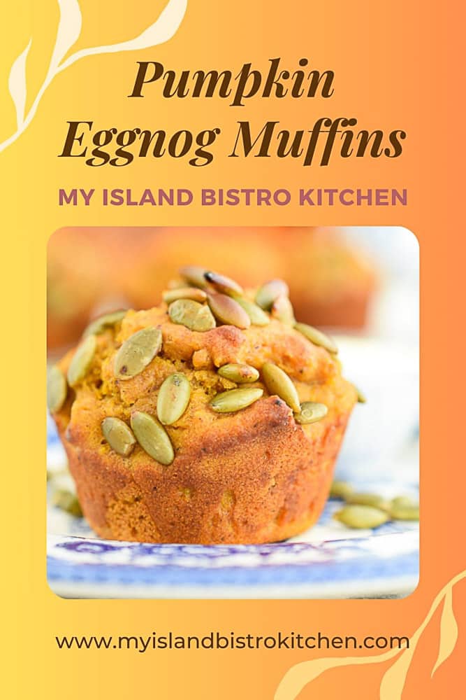 Pumpkin Muffin topped with roasted pumpkin seeds
