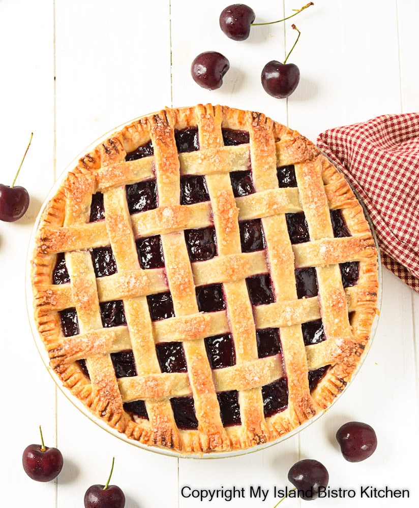 Lattice-topped Pie