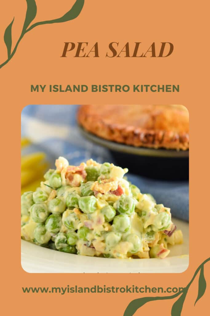 This Pea Salad is a tasty choice when fresh peas are in season. Tossed with a flavorful creamy dressing, the peas, combined with bacon, eggs, red onion, cheese, and celery, make a great side salad to many meals.